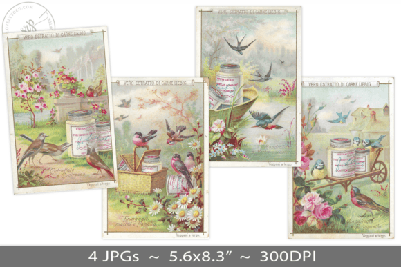 Download Vintage Advert Card Illustration - Advert Collection