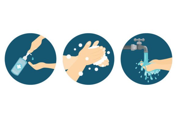 Download Wash Hands and Press Alcohol Gel Logo - Wash hands Collection