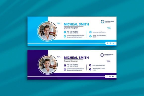 Download Business Email Signature Template - Nature Collection