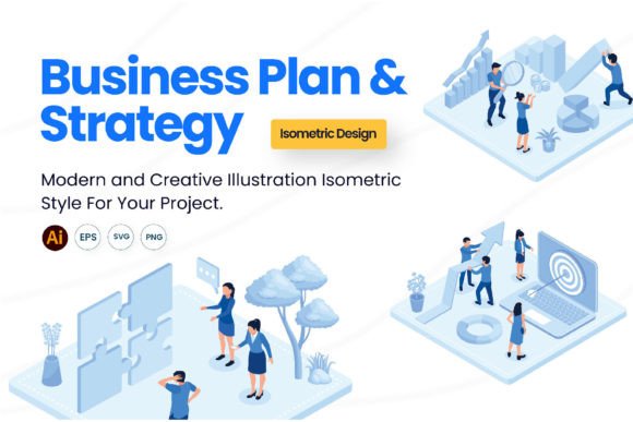 Download Business Plan &amp; Strategy Illustration - Illustration Collection