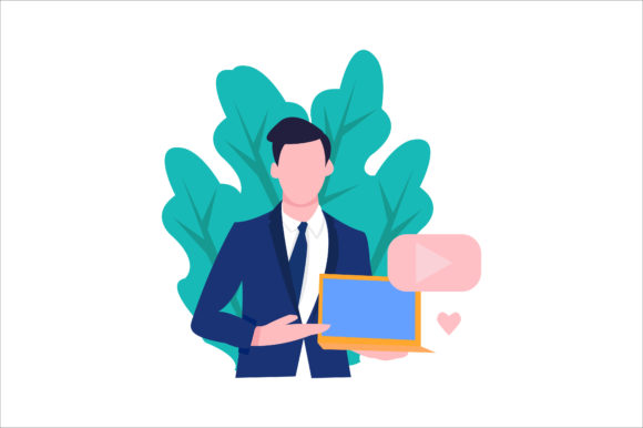 Download Flat Illustration Content Creator Design - Illustration Collection