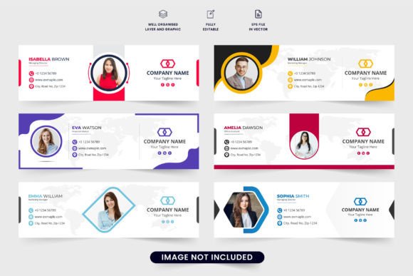 Download Business Email Signature Template Design - Nature Collection