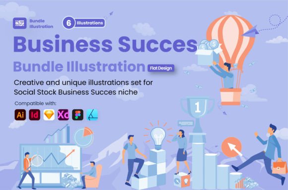 Download Illustration of Business Success - Illustration Collection