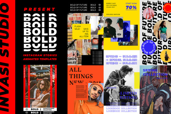 Download Bold - Instagram Stories Animated - Premium Bundle