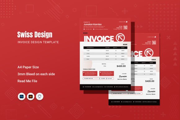 Download Swiss Design Invoice - Swiss design Collection